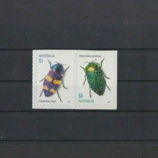 Australia 2016 Jewel Beatles S/Adhesive pair  MNH per scan