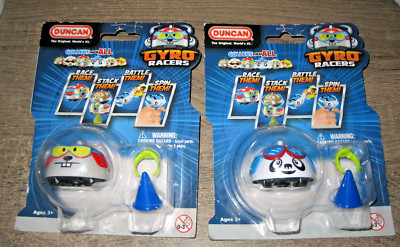2) Duncan GYRO RACERS  * Flying Panda*  & * Flying Squirrel *   NIP