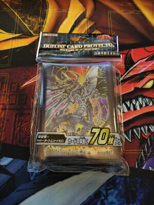 Yu-Gi-Oh Cyberfinsternis End-Drache 70 Hüllen Sleeves OVP Cyberdark End Dragon