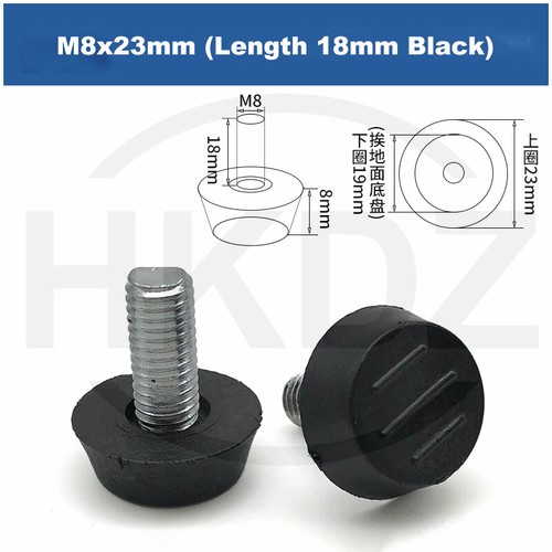 M6 M8 Adjustable Leveler Furniture Feet Screws Leveling Foot Without Insert Nuts - Picture 23 of 46