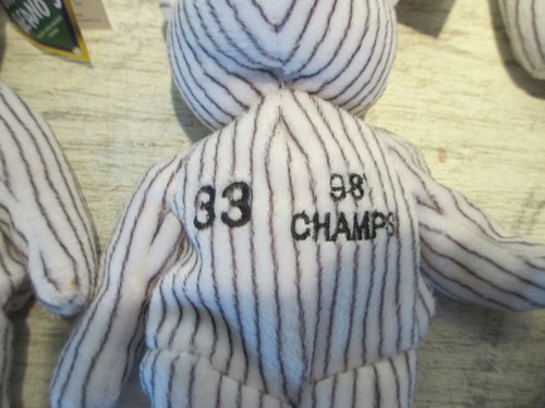 Complete Set of 6 BAMM BEANO'S Beanie Bear 1998 NY YANKEES Champs Player Set - Picture 6 of 10