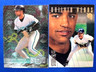 Quilvio Veras 1996 Fleer/Skybox Metal Universe & 1996 Leaf Studio - Marlins