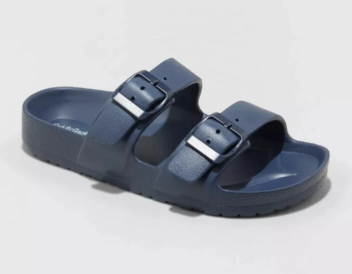 Navy blue footbed best sale sandals