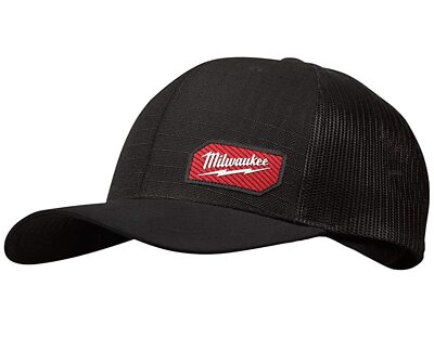 Milwaukee Gridiron Snapback Trucker Hat Black - One Size (505B)