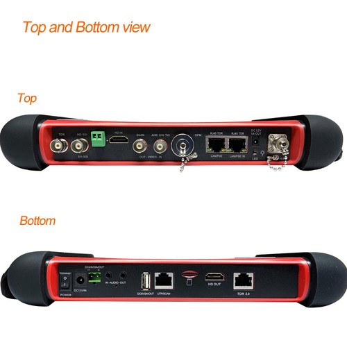 Rsrteng X7 Series 7" 4K 8MP Camera Tester CCTV Monitor IPC TVI CVI AHD SDI CVBS - Afbeelding 21 van 22