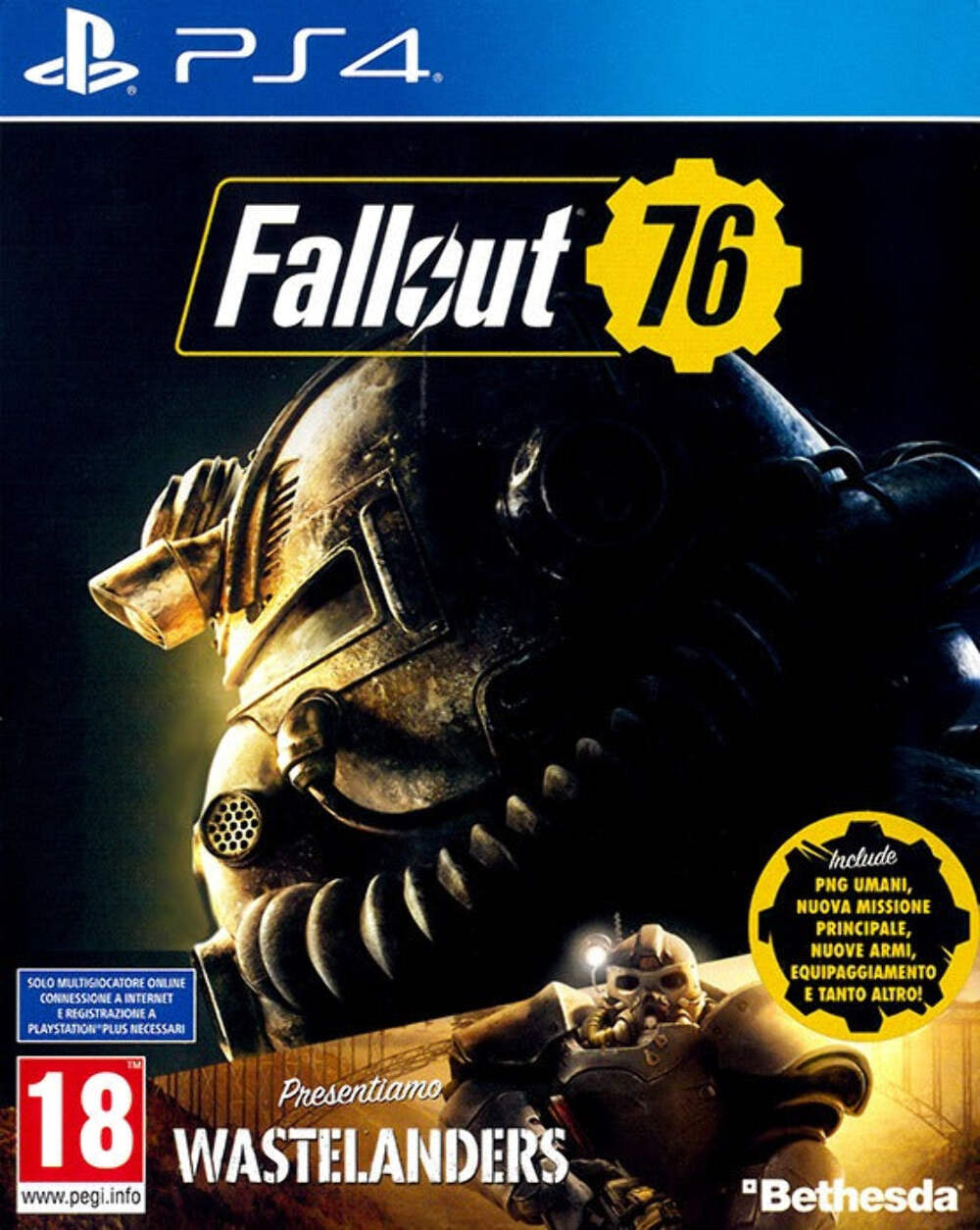 Fallout 76 - Wastelanders Ps4 Italiano Videogioco Ufficiale Nuovo Play Station 4