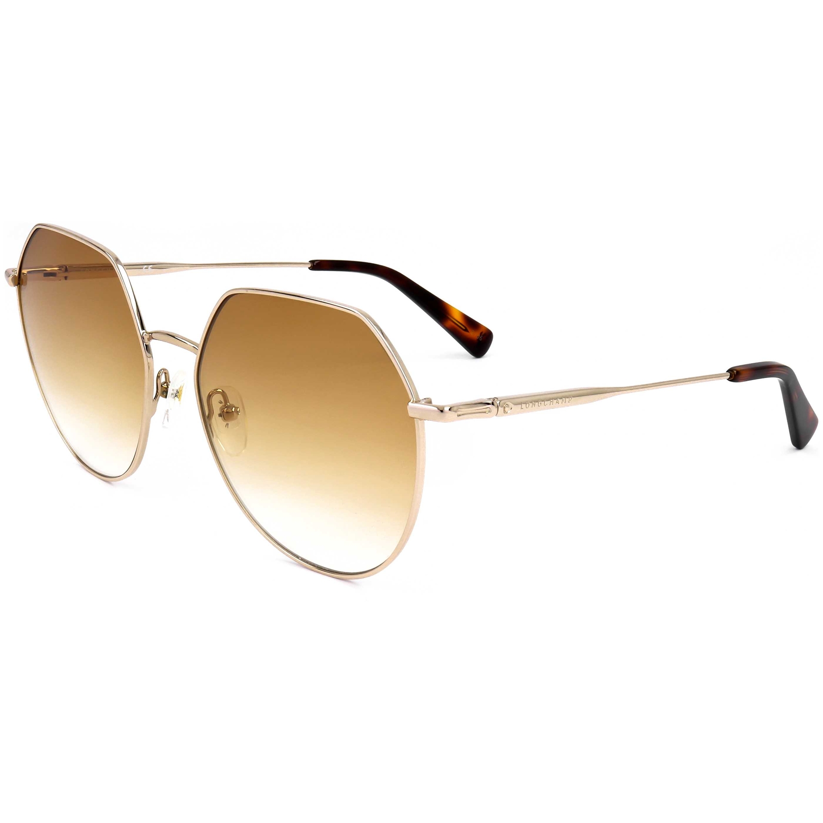 Женские солнцезащитные очки Longchamp из розового золота 60 мм LO154S-773