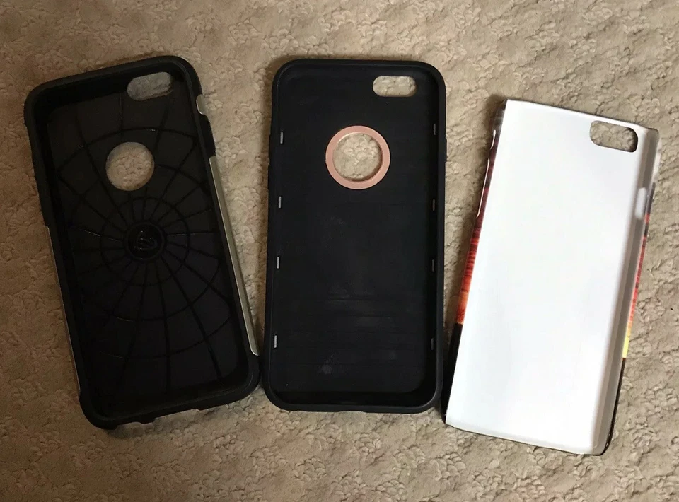 Набор из 3 чехлов для телефонов iPhone 6 в хорошем состоянии - Изображение 2 из 4