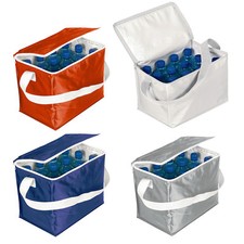 Tall Bottle Cooler, Zip Compartment  Shoulder Strap - Picnic BBQ Camping
