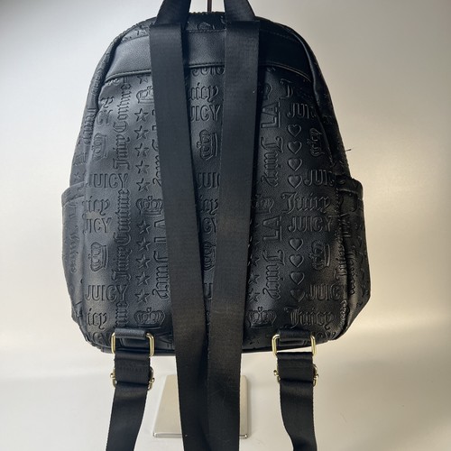 Juicy Couture Black Y2K Word Play Backpack - Picture 3 of 14