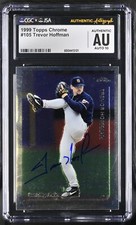 1999 Topps Chrome #105 Trevor Hoffman Autograph CGC AU x JSA 10
