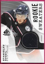 2023-24 Upper Deck Sp Game Used Hockey STANISLAV SVOZIL Rookie Sweaters Jersey