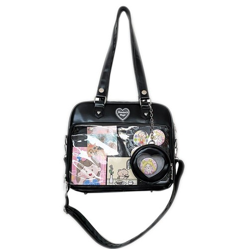 Klare kleine Ita Tasche Mehrzweck transparent ItaBag Pin Display Tasche Mädchen - Bild 8 von 18