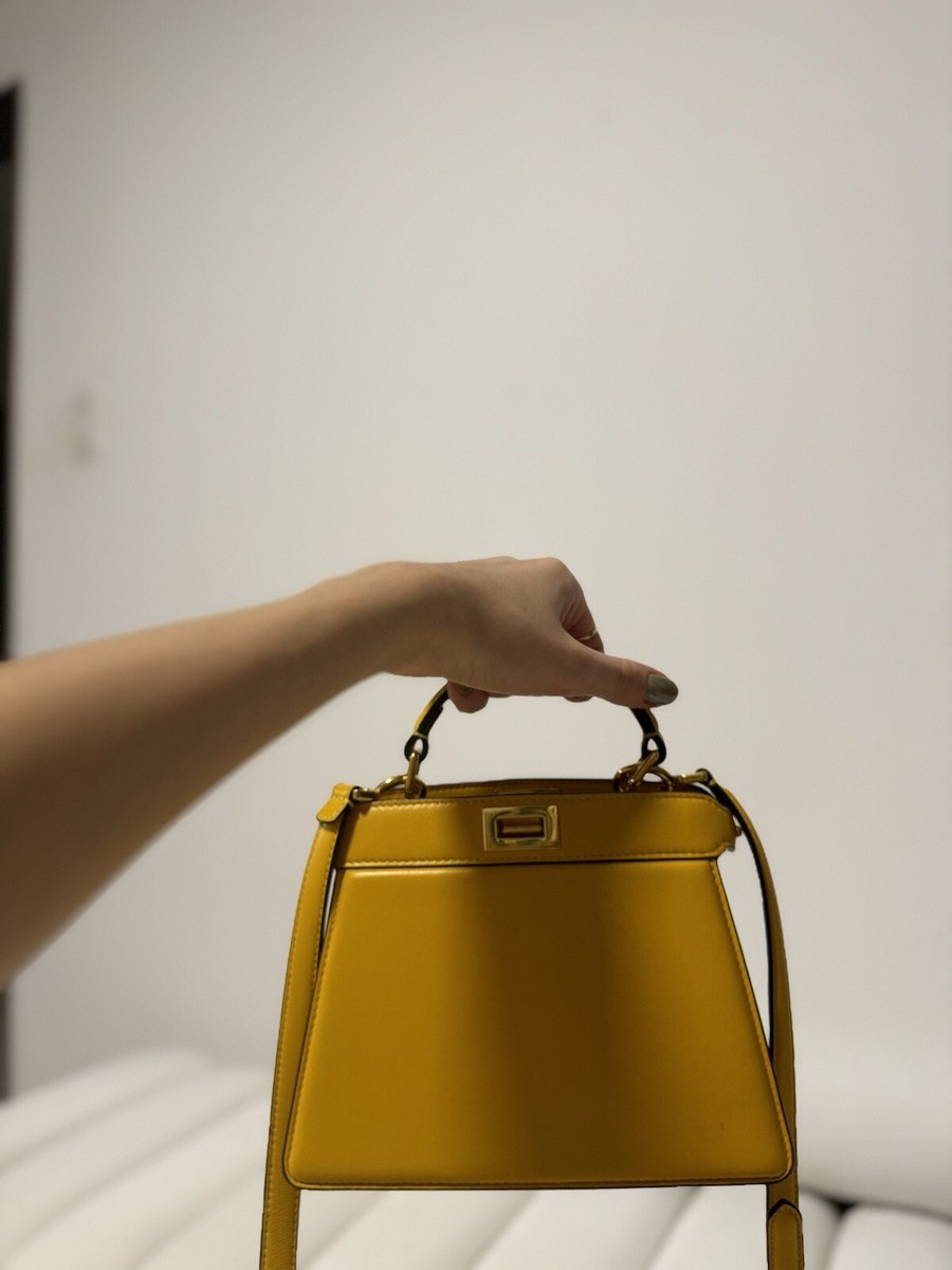Fendi Peekaboo Yellow Bag | eBay
