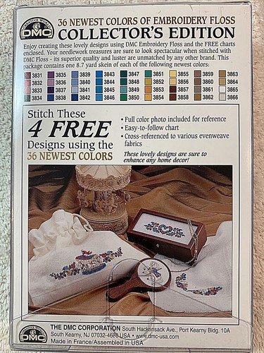 DMC Embroidery Floss 100th Anniversry Collector's Pack 36 Skeins Newest Colors - Picture 4 of 4