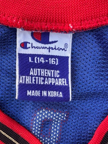 Champion NBA Philadelphia 76ers Allen Iverson #3 Jersey Size Youth L (14-16). - Picture 4 of 5