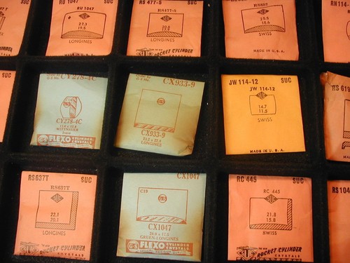 Neu 35 Stck. * Longines Uhr Kristall Lot ~ GS & SUC ~ Foto ansehen F Form & Größe #NC 124 - Bild 11 von 11