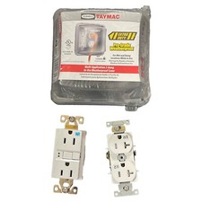 Hubbell TAYMAC Weatherproof Cover  2 weatherproof outlets Combination Pack J 