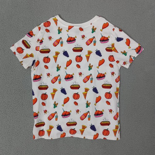 Fun Forever 21 Size L Youth Food Themed T-Shirt Autumn Thanksgiving - Picture 8 of 9