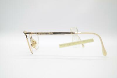 Lunettes Vintage Conquistador 162 - Monture Or, Verres Bleu-vert, Démi-monture NOS