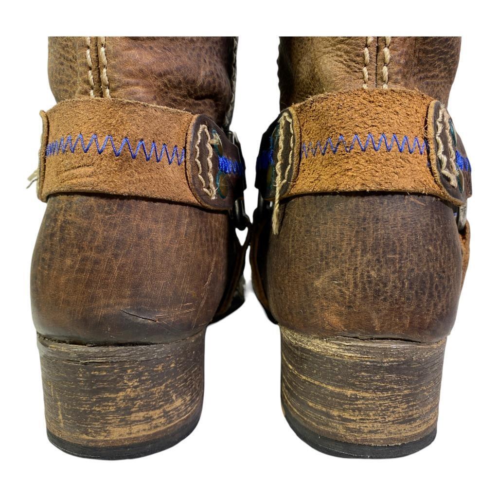 Bed Stu Opal Knee High Harness Boot Women size 6.5 - image 4