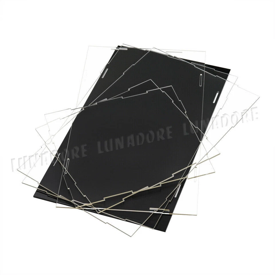 Large Acrylic Display Case Box Collectibles Diecast 1/18 Dustproof Self-Install - Image 3 of 4