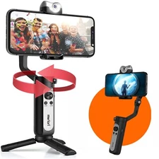 Hohem iSteady V2 Gimbal Stabilizer for Smartphone w/AI Visual Tracking LED Video