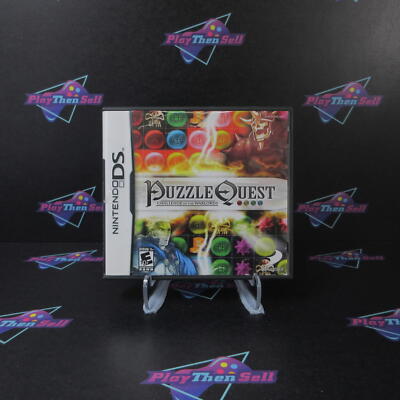 Puzzle Quest Challenge of the Warlords Nintendo DS CIB - 1 Year Warranty VG