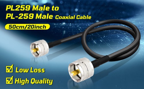 Câble d'antenne radio HAM & CB PL-259 UHF pour analyseur d'antenne, charge factice, compteur SWR - Photo 16/24