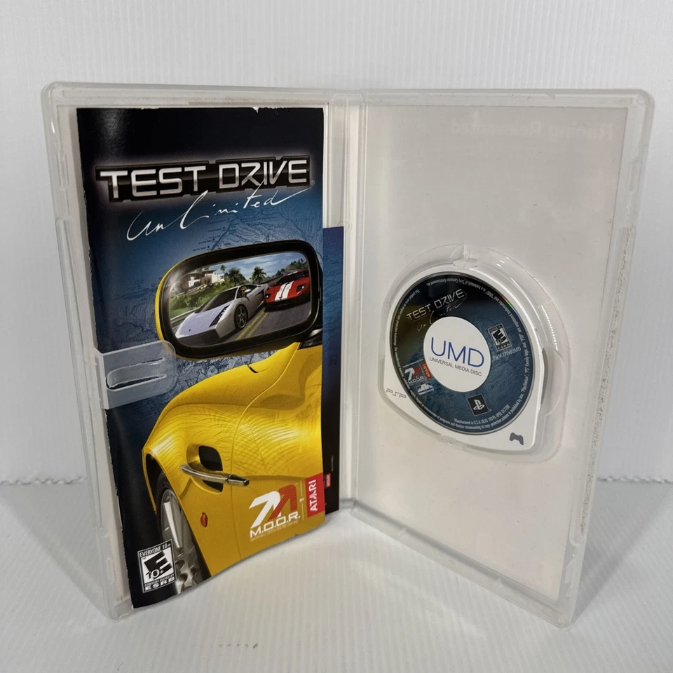 Test Drive Unlimited Sony PSP PlayStation Portable Good Condition Manual - Image 3 of 4