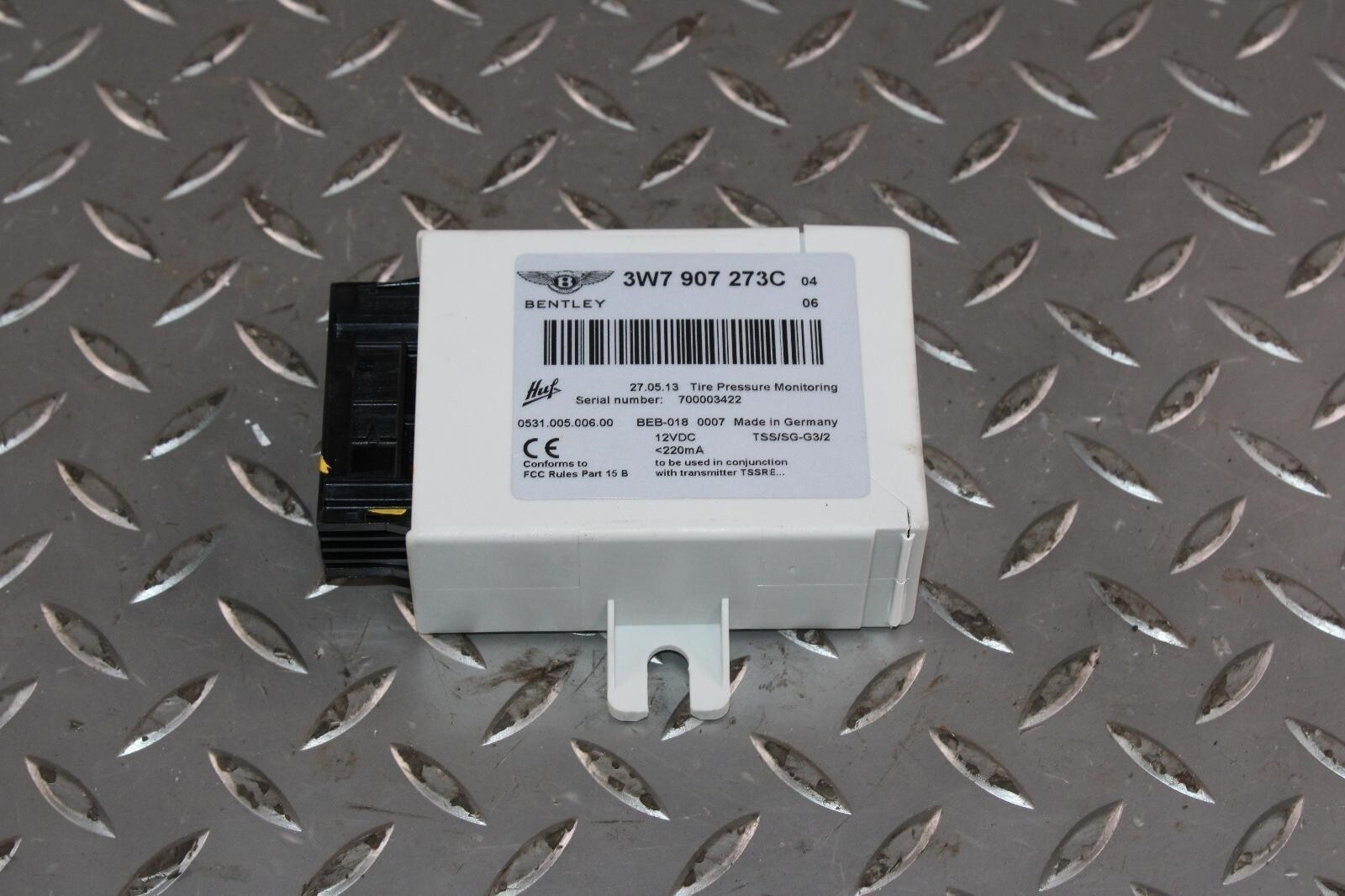 13-17 Flying Spur Electronic Tire Pressure Monitoring System TPMS Control Module