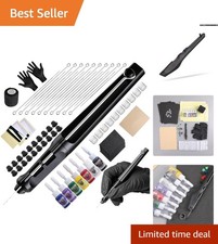 Comprehensive Poke-A-Stick Tattoo Kit with Water-Resistant Ink Easy Use Design