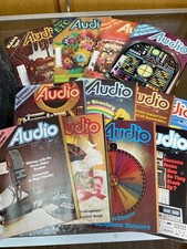 12 issues Vintage Audio Magazine Jan 1975 to Dec 1975 Rare advertisements