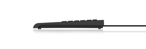 KeySonic ACK-3410, Mini, Kabelgebunden, USB, Membran Key Switch, QWERTZ, Schwarz - Bild 5 von 5