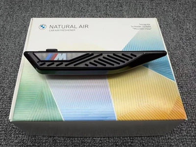 GENUINE BMW NATURAL AIR M PERFORMANCE BLACK FRESHENER MOUNTAIN VIEW STARTER KIT - Bild 1 von 4