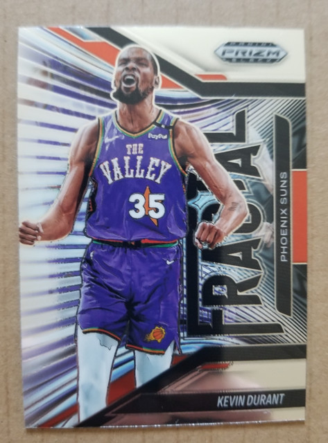 2024-25 Panini Prizm Black Kevin Durant Fractal #6 Phoenix Suns