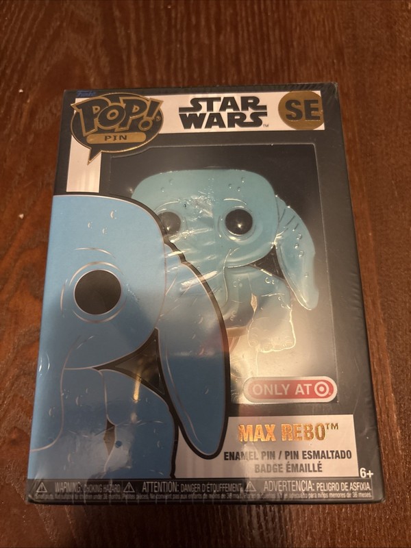 FUNKO POP PIN SE Star Wars  MAX REBO TARGET EXCLUSIVE- BRAND NEW SEALED.