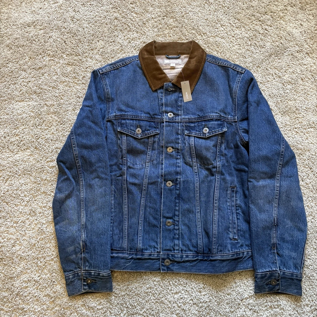 J.CREW Denim Coats, Jackets & Vests for Cotton Outer Shell Men for
