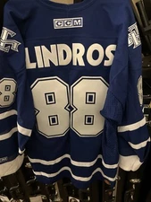 Eric Lindros Toronto Maple Leafs CCM Vintage Hockey Jersey Size XL Replica NHL 