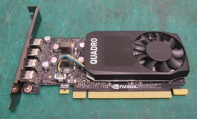 Dell NVIDIA Quadro P1000 4GB GDDR5 PCIe Graphics Card Dell P/N: 0R27V4