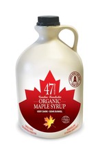 47° North Single Source Canadian Organic Maple Syrup, Grade A 500ml 500ml, Ve...