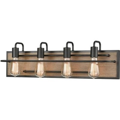 Elk 45486/4 Copley Wall Sconce, 4-Lights 240 Total Watts, Matte Black