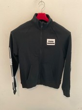 New W/tag Puma Mens Black Track Jacket Size M
