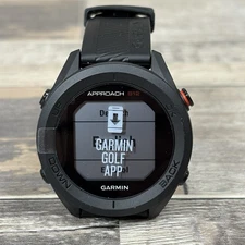 Garmin Approach S12 GPS Golf Watch with 42k+ Preloaded Courses Black Open Box