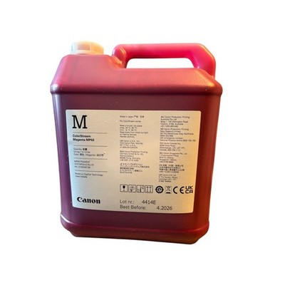 5 Liter CANON Nachfülltinte Drucker Tinte Nachfüll Kanister Schwarz Rot Blau Gel