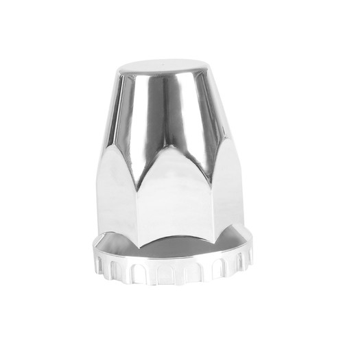 33mm Set of 4 Nut Covers Chrome Rear Wheel Axle Hub Cover Kit Semi ABS Plastic - Picture 3 of 7