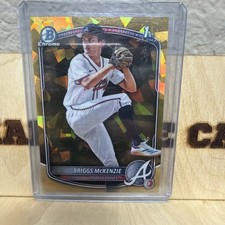 2025 Bowman Draft Briggs McKenzie Sapphire Gold 1st Prospect /50  #BDC-81 Braves