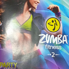 Majesco Zumba Fitness 2 Nintendo Wii Dance Fitness Game w/ Belt, T, NTSC 2011