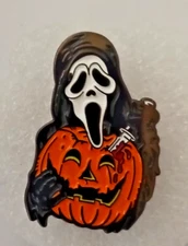 GHOSTFACE-SCREAM- ENAMEL PIN-SHIP ALL THE PINS YOU BUY FOR $4.99-VISIT OUR STORE