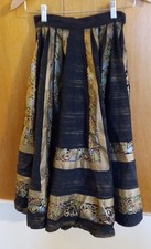 Vintage LAVABLE Hand Made Hand Painted FULL CIRCLE SKIRT Stunning Colors ESTATE